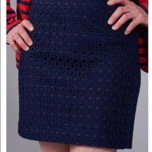 J Crew Navy Blue Skirt.